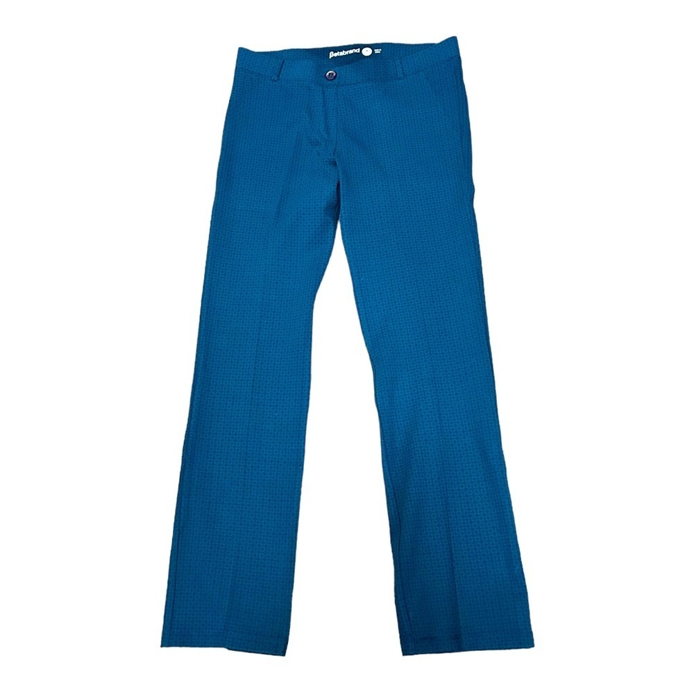 BetaBrand Trousers Blue Patterned size Medium Petite